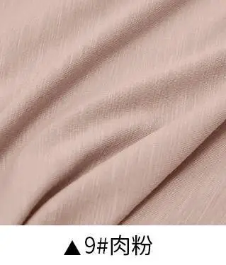 Экологически чистый дышащий 40s slub хлопок ткань один Джерси для футболки тонкая ткань для лета K302626 - Цвет: 9