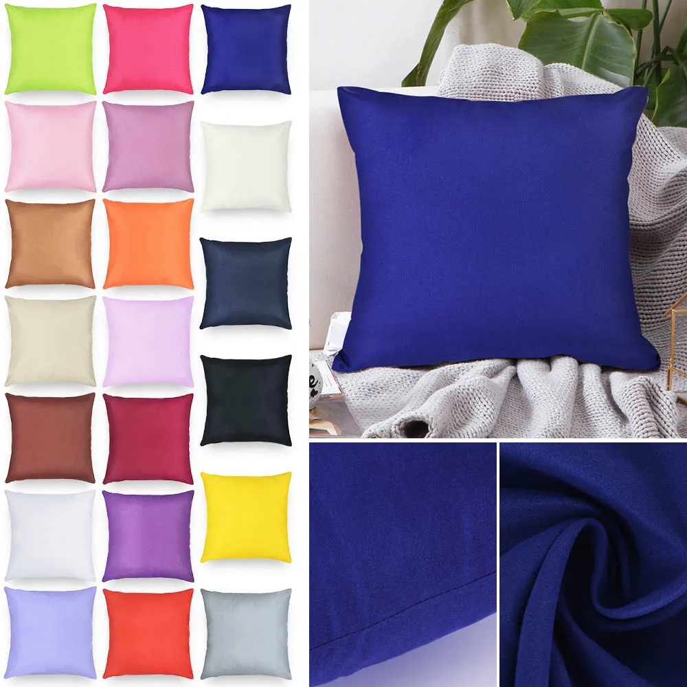 

Kussenhoes 40x40xm Solid Color Pillow Cover Candy Color Throw Pillow Seat Pillow Covers Home Decorative Pillowcase