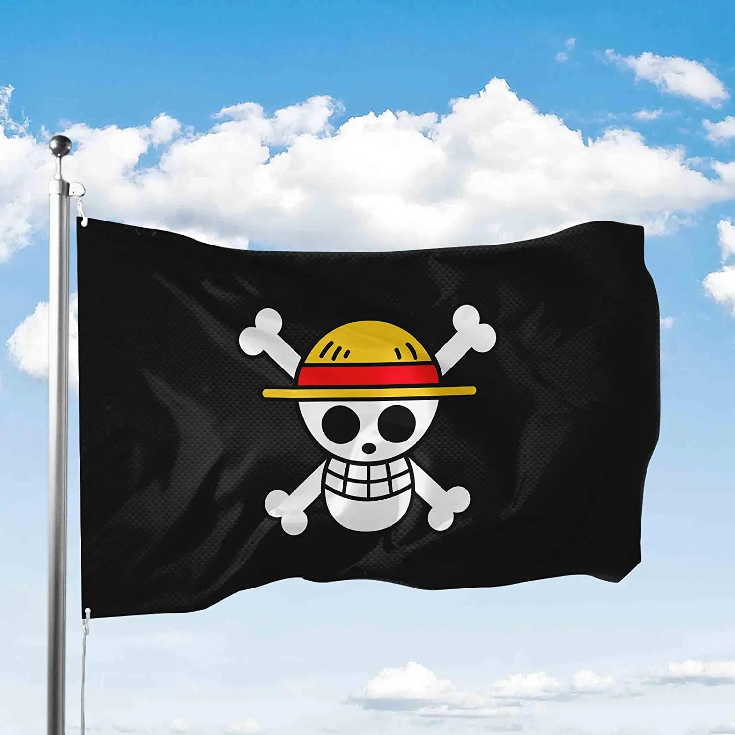 Straw Hat Pirate Flag Anime Room Decor 