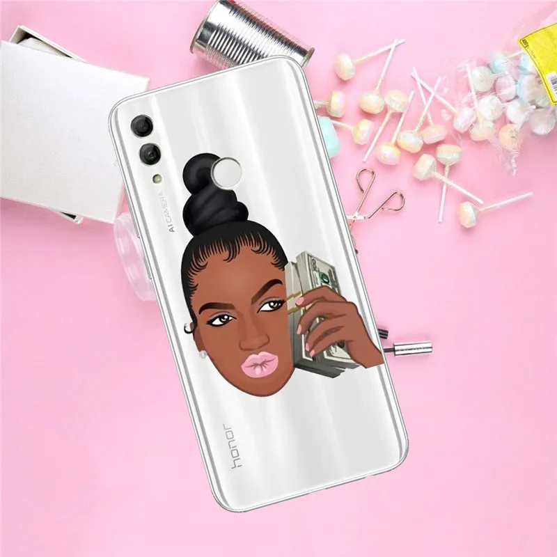 Kimoji денег для девочек huawei Honor 10 9 8 8X 8C 7A 7C 7X7 6X 6A 20 Pro V20 20i Lite чехол для телефона чехол Funda Coque Etui Капа подарок