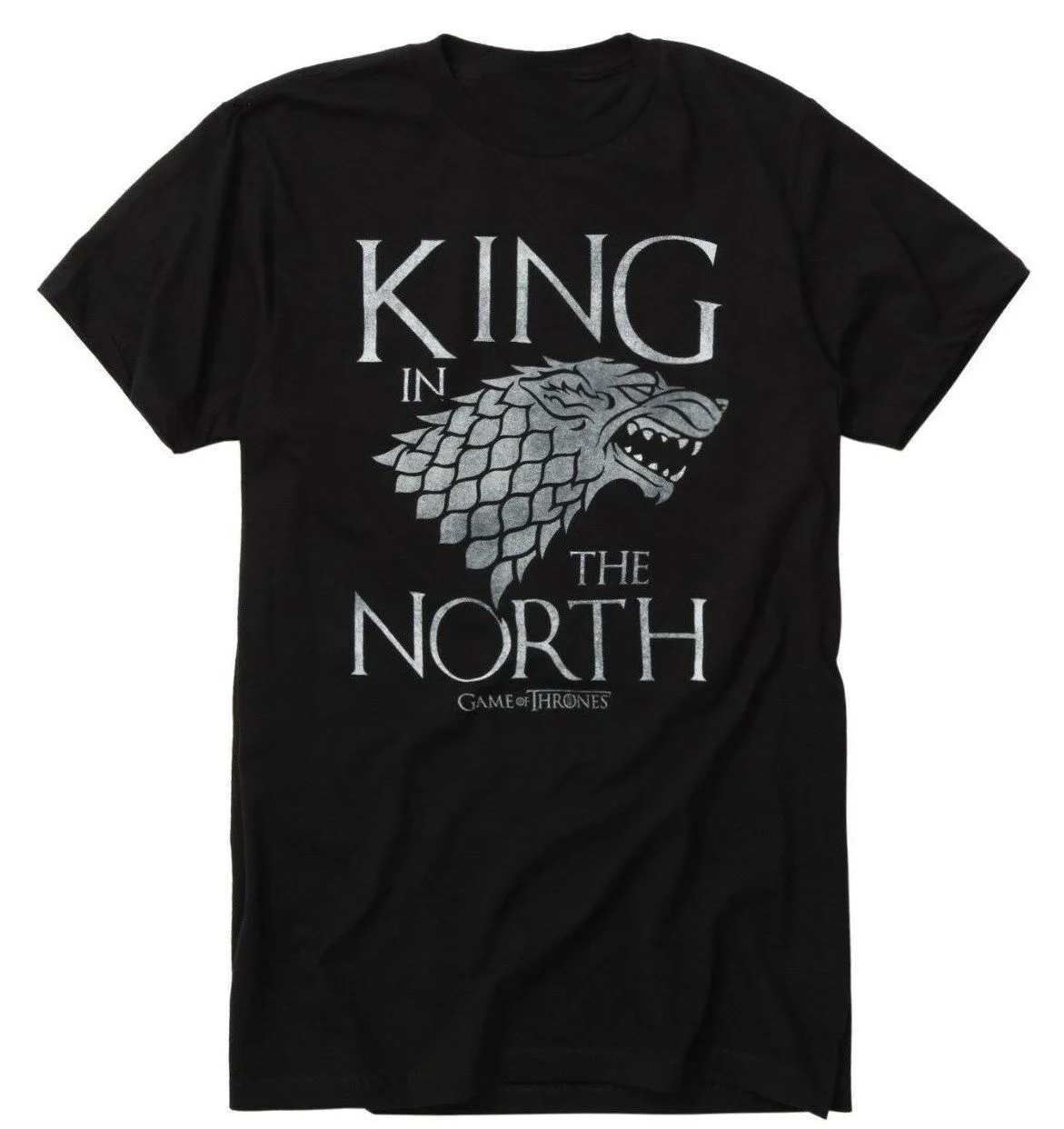 Футболка с надписью Game Of Thronfes KING IN THE NORTH Stark Direwolf Harajuku Xxxtentacion stranger things |