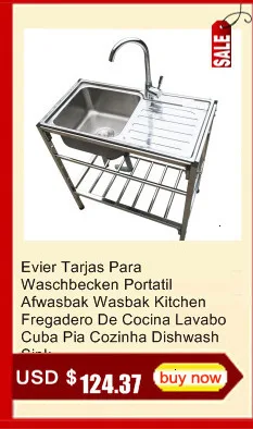 Manos Afwasbak Portatil Lavandino Интегральная портативная кухонная раковина Fregadero De Cocina Pia Cozinha Lavabo для мытья посуды