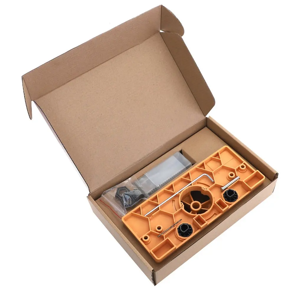 Concealed 35MM Cup Style Hinge Jig Boring Hole Drill Guide + Forstner Bit Wood Cutter Carpenter Woodworking DIY Tools afbeelding