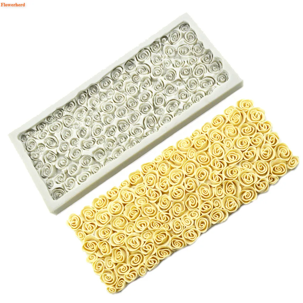 New 3D Rose Bride Wedding Dress Fondant Cake Silicone Mold Wedding Decoration Cake Decorating Tools DIY Cake Baking Tools