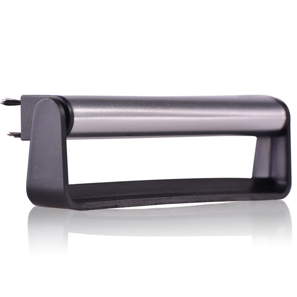 

Anti Static Record Brush Cleaner Pad Phonograph Carbon Fiber Scrubbing Cleaning Tool Vinyl Audio Soft Turntables Black Handle