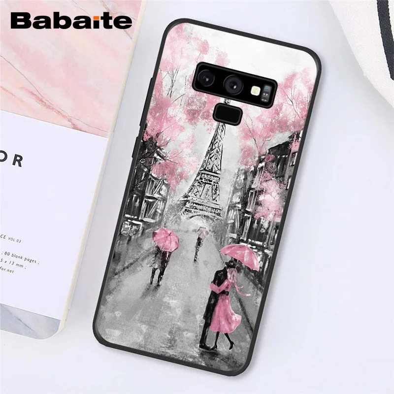Paris London Eiffel Tower New york Lover Autumn Maple 