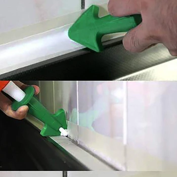

Silicone Remover Caulk Finisher Sealant Smooth Scraper Grout Kit Tools Glue Nozzle Cleaning Tile Dirt Tool Spatula Glue Shovel