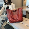 Fashion Rivet Shoulder Bags For Women Leather Luxury Handbags Women Bags Designer Ladies Hand Bag Big Totes Top-handle Bags Sac A Main Femme ► Photo 3/6
