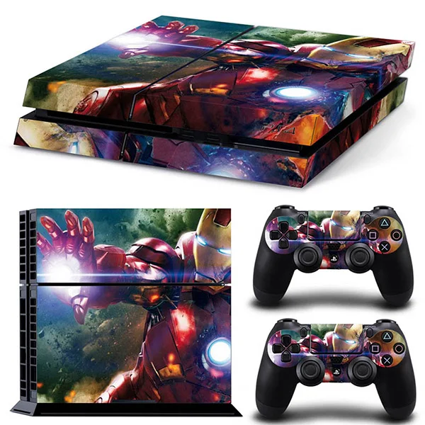 PS 4 Pro Марвел Кожа Наклейка виниловая для sony Playstation 4 Pro консоль и 2 контроллера для Ps4 Pro тонкая наклейка s Ps4pro - Цвет: For PS4 pro