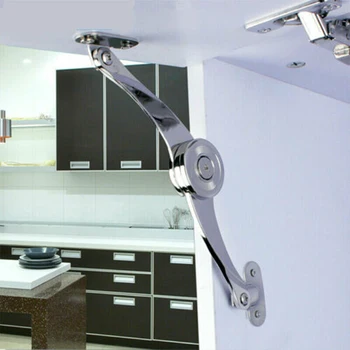 

Kitchen Cupboard Cabinet Door Lift Up Strut Lid Flap Stay System Support Hinge 70/90/100 Degree Or Random Degree