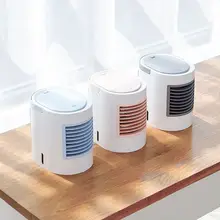 USB воздушный охладитель Мини Портативный тихий кондиционер с ручкой вентилятор водяного охлаждения бесшумный Испарительный Увлажнитель Воздуха