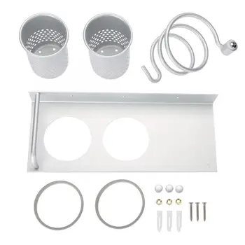 

Hair Dryer Diffuser 1Pc Home Bathroom Wall Mounted Hair Dryer Holder Organizer Stand Storage Hanging Rack for Salon