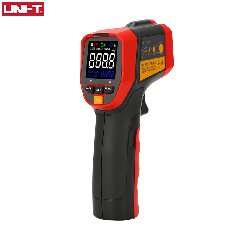 UNI T UT301A + UT301C инфракрасный термометр цифровое измерение температуры