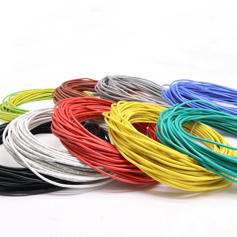 Силиконовый резиновый провод 1 м 28awg электронный медный изолированный