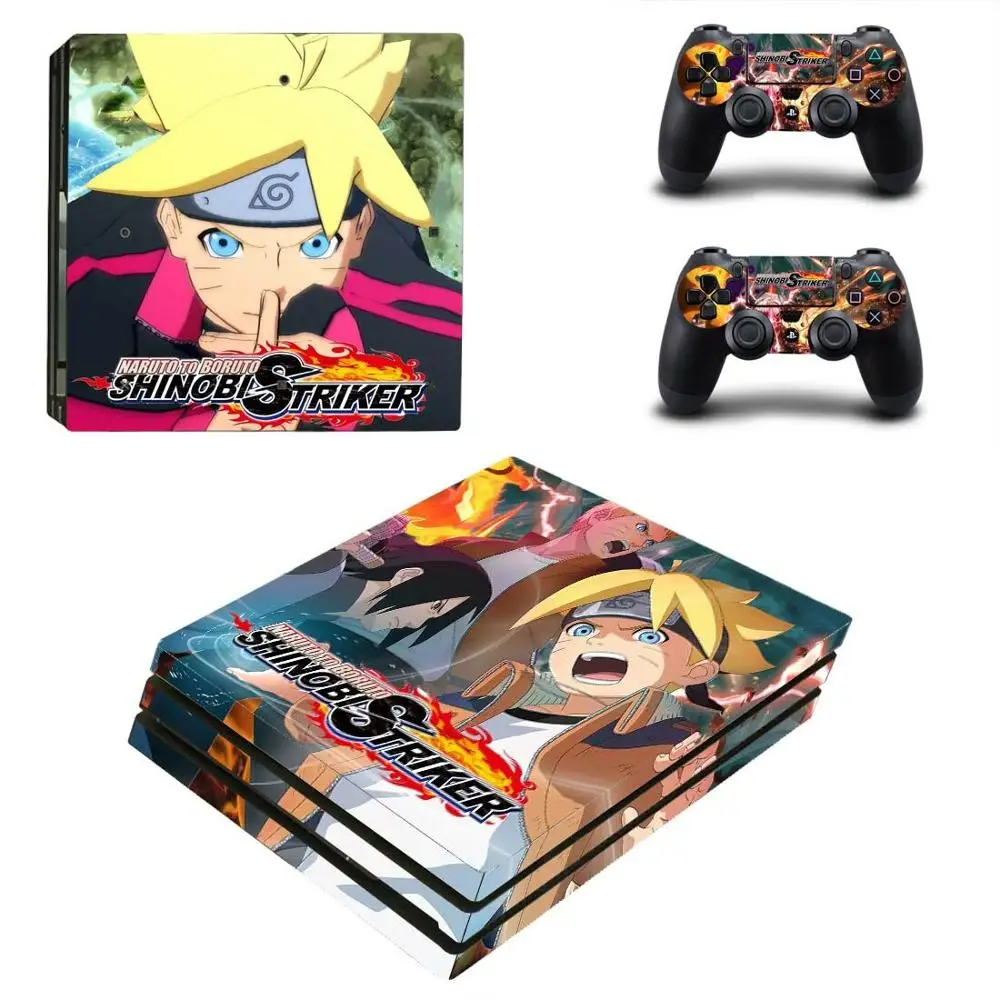 YSP4P-1518 Наруто для Boruto Shinobi Striker PS4 Pro наклейка s PS 4 Pro Виниловая наклейка для playstation 4 Pro консоль и контроллер - Цвет: YSP4P-1518