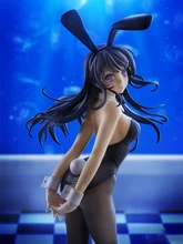 Aniplex rascal não sonho de coelho senpai sakurajima mai pvc figuras de ação anime figura modelo brinquedos coleção boneca presente