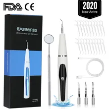 5 Modes Portable Ultrasonic Electric Dental Scaler USB Whitening Tooth Calculus Remover Oral Hygiene Smoke Stains Tartar Cleaner