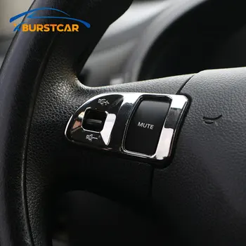 

Car Styling ABS Chrome Interior Steering Wheel Button Protection Cover Trim Sticker for Kia Sportage R 2012 - 2016