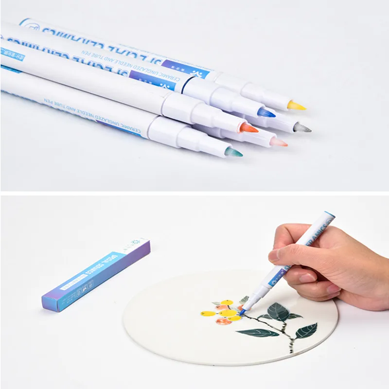 

Ceramic watercolor pen pottery pottery underglaze Needle pen pottery painting pen DIY hand-painted tool hook line pen