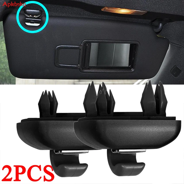 2x Inner Sun Visor Hook Clips Hanger Auto Interior Part car accessories New Arrivals Top Selling