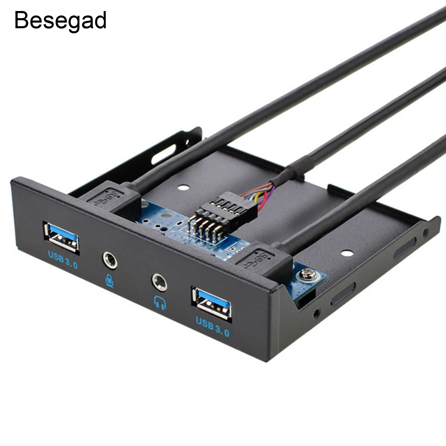 Besegad 2-Порты и разъёмы USB 3 0 спереди Панель флоппи-дисковый отсек высокого Скорость