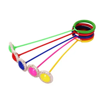

Kids Toys Child Plastic Sports Toys Exquisite Fun LED Toy Flashing Jumping Ring Colorful Ankle Skip Jump Rope Swing Balls