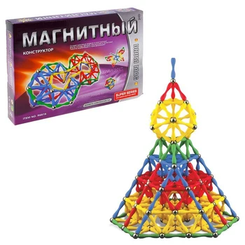 

Magnetic construction set Super Series, 130 parts