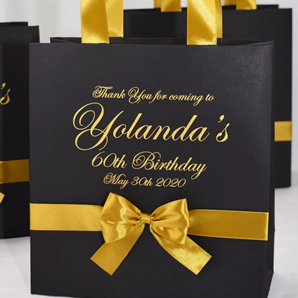 Personalized Birthday Party Favor Bags 