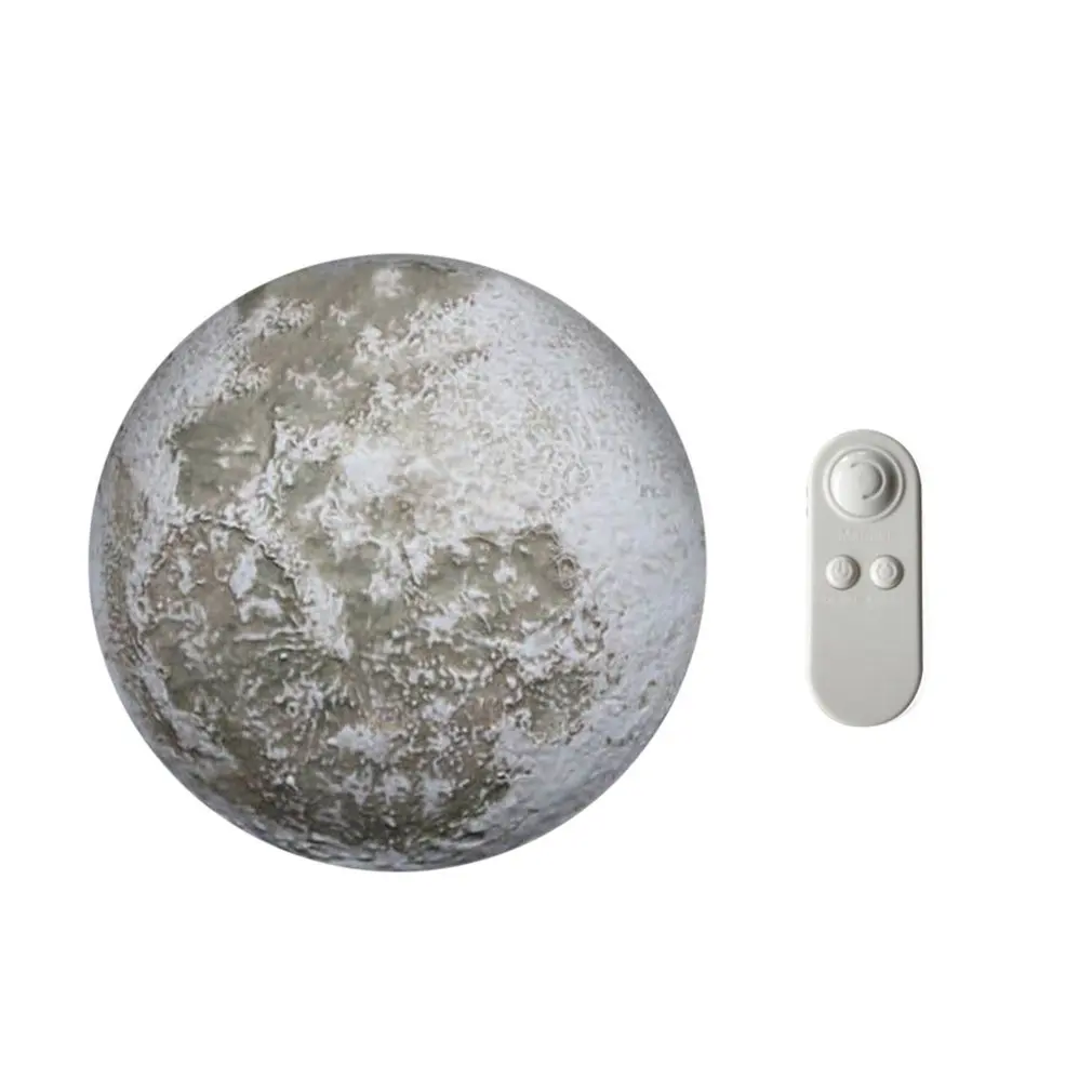 

Unique Design Remote Control LED Healing Moon Wall Ceiling Night Light Children Bedroom Decoration Wall Light Lamp