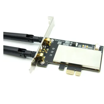 

MINI PCIE To PCIE AC Wireless Network Card Main Board Adapter Card for 7260AC BCM94352HMB 5100AGN BCM943228 DW1510 N1202