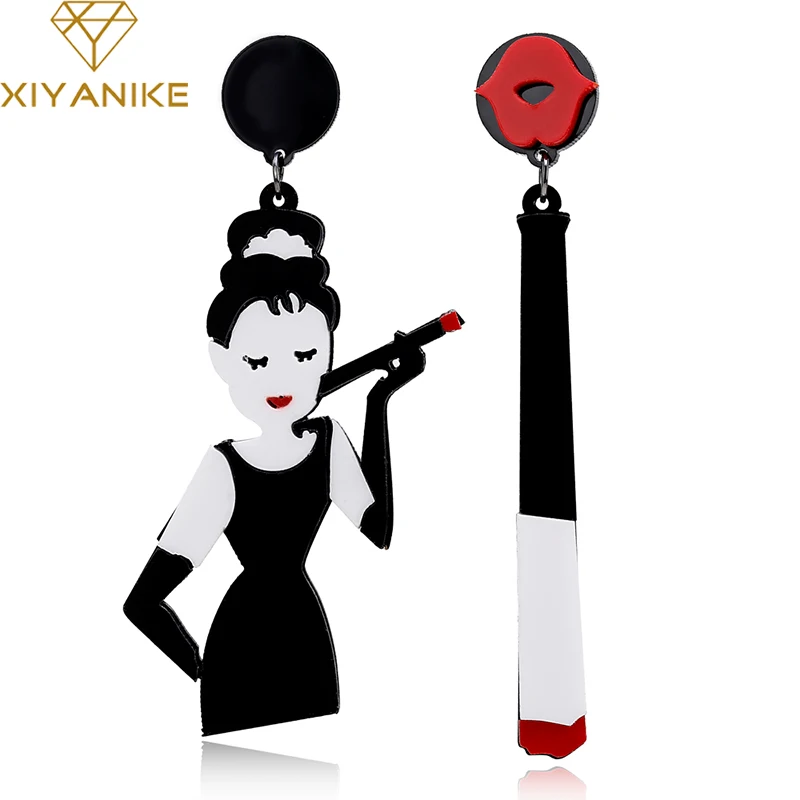XIYANIKE оригинальный дизайн секс женщины курение длинные белые черные крутые губы