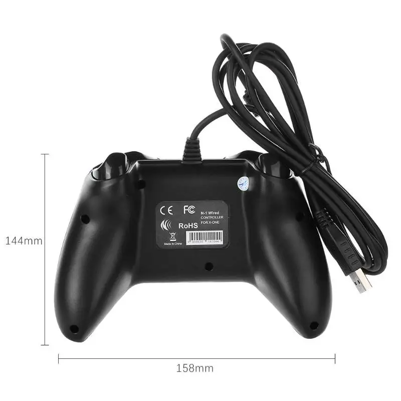USB проводной игровой контроллер геймпад джойстик для Xbox One тонкий контроллер профессиональный двойной контроллер вибрации для геймеров