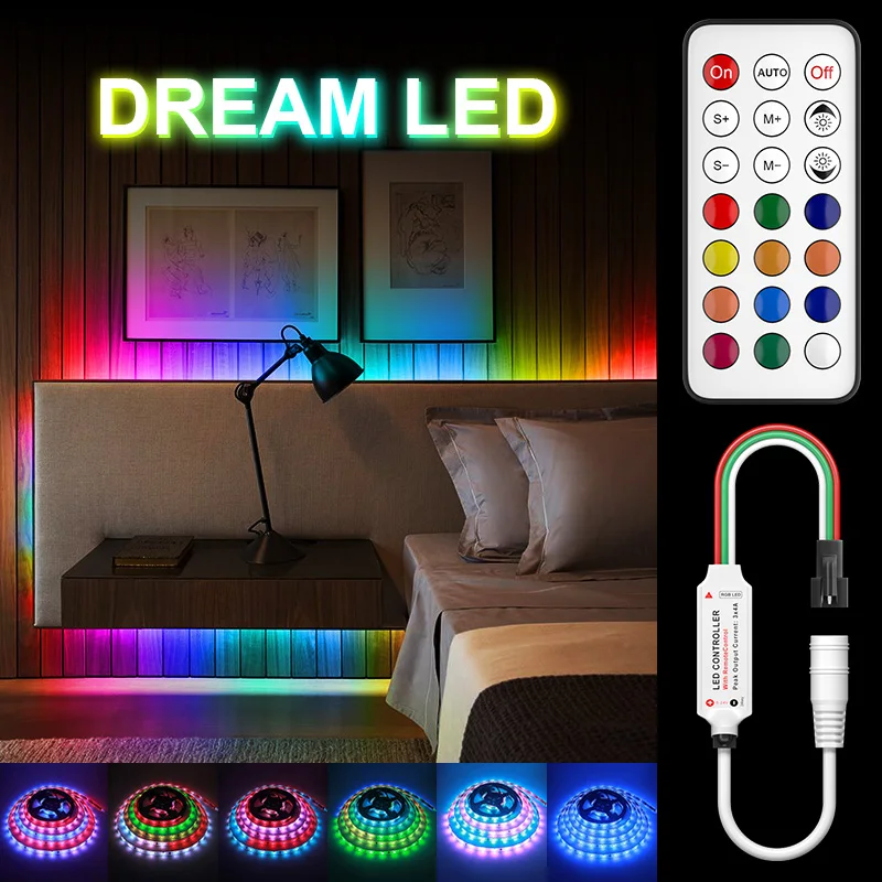 Светодиодная лента WS2811 SMD Гибкая RGB-полоска с индивидуальным управлением