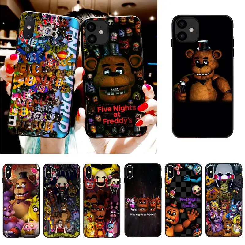Babaite Five Nights At Freddy S Fnaf Freddy Coque Shell Phone Case For Iphone Se2 11 Pro Xs Max Xs Xr 8 7 6 Plus 5 5s Se Case Aliexpress Cellphones Telecommunications