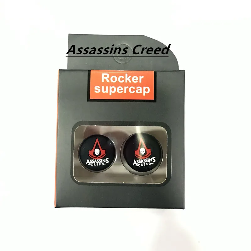 Защитные силиконовые колпачки для джойстика FoPcc для PS4 Slim Pro - Цвет: Assassins Creed