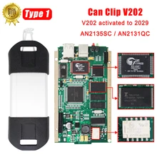 A microplaqueta completa r-enaul-t de cyperss an2131qc an2135sc pode grampear o pwb diagnóstico do ouro da relação de v202 + reprog para carros 1998-2020