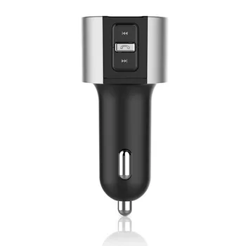 

QC3.0 Fast Charger Wireless FM Transmitter Suitable For Mobile Phone USB Car Charger Handsfree Wireless Aux Audio MP3 Player