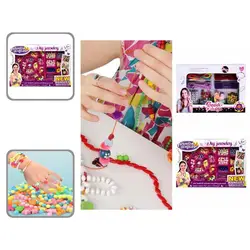 Juego de cuentas espaciadoras acrílicas llamativas, colores vibrantes para relajarse, pulseras hechas a mano, cuentas de diferentes formas, 1 Juego