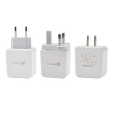 500 шт QC3.0 Быстрая зарядка универсальное USB зарядное устройство EU US UK вилка портативное быстрое зарядное устройство для iPhone XS samsung huawei зарядка