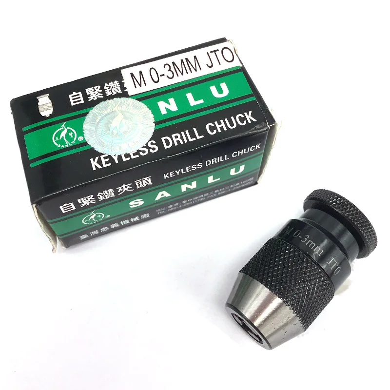 EDM Automatic JTO Keyless Drill Chuck Electrode Without Key 0-3mm Electrode tube Die Hole for Edm Drilling Machine