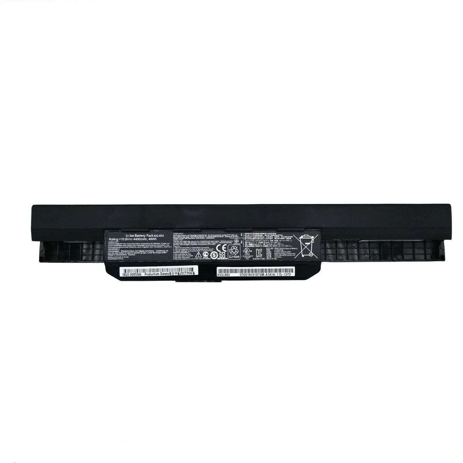 Подлинный Батарея A32-K53 для ASUS A43 A53 X54L A53E K53E A31-K53 A41-K53