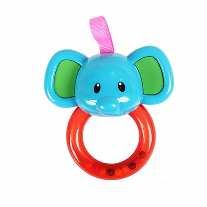 

Infant ENLIGHTEN Educational Toy 0-1 Years Old Baby Cartoon Baby Elephant Hand Rattle Fitness Ball Fun Rattle Toy