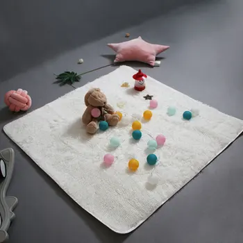 

Children Tents Crawling Mat Portable Boys Girls Indoor Outdoor Garden Folding Play Mat Soft Comfortable Baby Plush Floor Mat