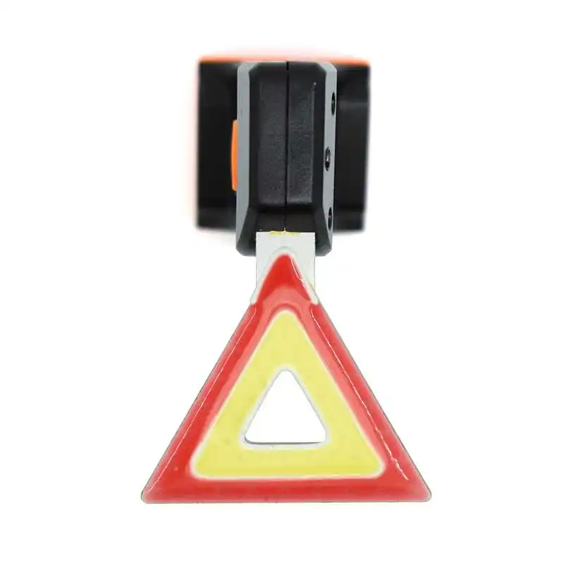 Wasafire мини задний светильник USB Перезаряжаемый велосипедный светильник Треугольник 6 режимов велосипедный задний светильник для езды на велосипеде - Цвет: Red yellow light