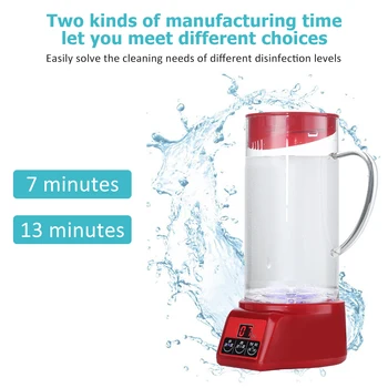

1.3L Healthy Hypochlorous Acid Water Disinfectant Machine Sodium Hypochlorous Generator Household Disinfectant Machine Spray