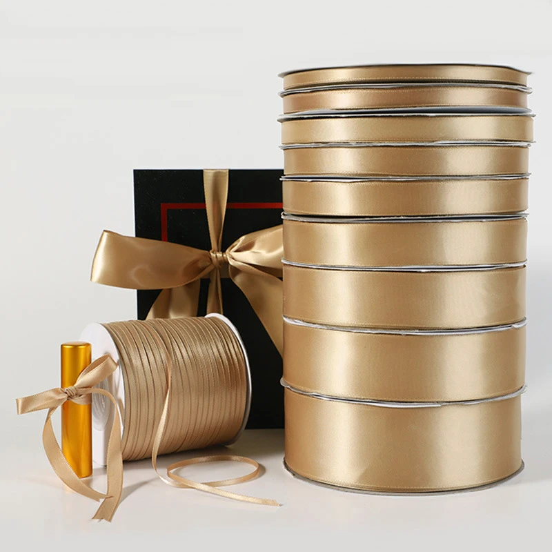 25 Yards/Roll Silk Satin Ribbons Gift Wrapping Decoration Gift Box Ribbons DIY Handmade Supplies Ribbon 6/10/12/15/20/25/40/50mm