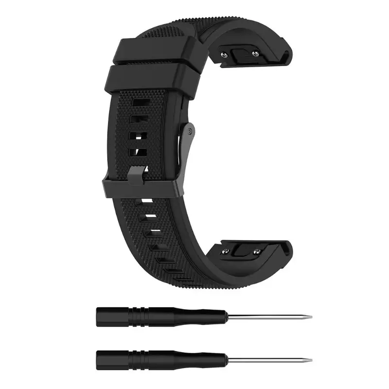 

26MM Soft Silicone Watch Strap Wrist Band for Fenix 5X Plus/Fenix 5X/Fenix 6X X3UA