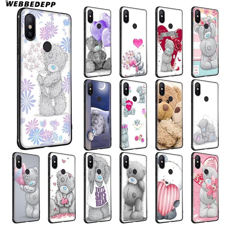 Teddy Me To You Bear Soft Case for Xiaomi Mi A1 A2 A3 9 9T Pro CC9 CC9E &amp Redmi 8A 7A K20 Note 8 |