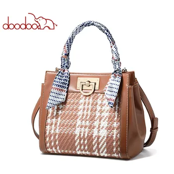 

Hot sale 2019 new fashion women's bag European and American simple Messenger foreign silk scarf handbag wholesale free shipping