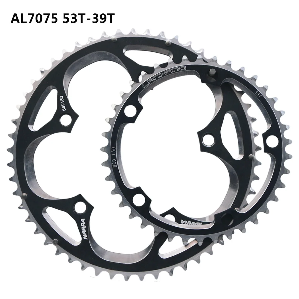 Al 7075 Cnc Bicycle Chainring Dual Disc 130mm d 53t 39t Chain Wheel Folding Bike Chainwheel 3 32 Crankset Double Chain Ring Bicycle Crank Chainwheel Aliexpress